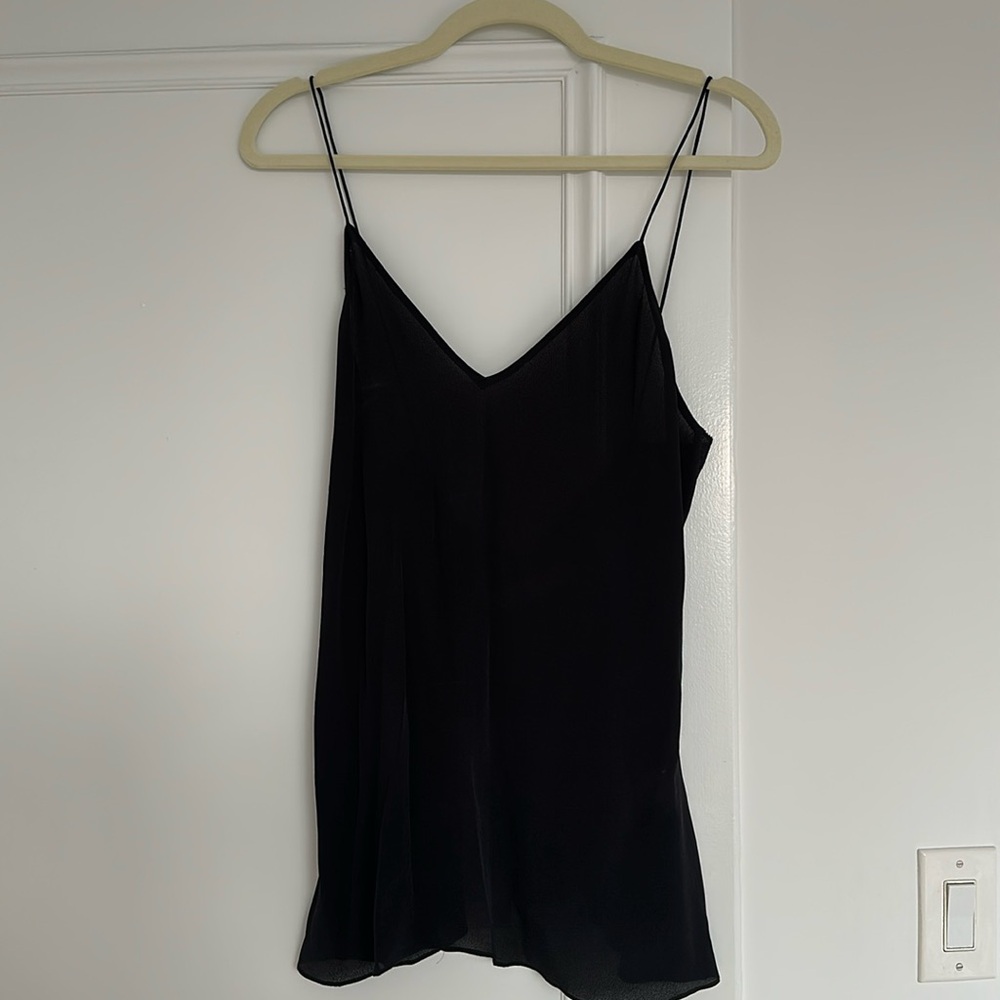 Iro Afford low back top with lace trim, NWT, 34